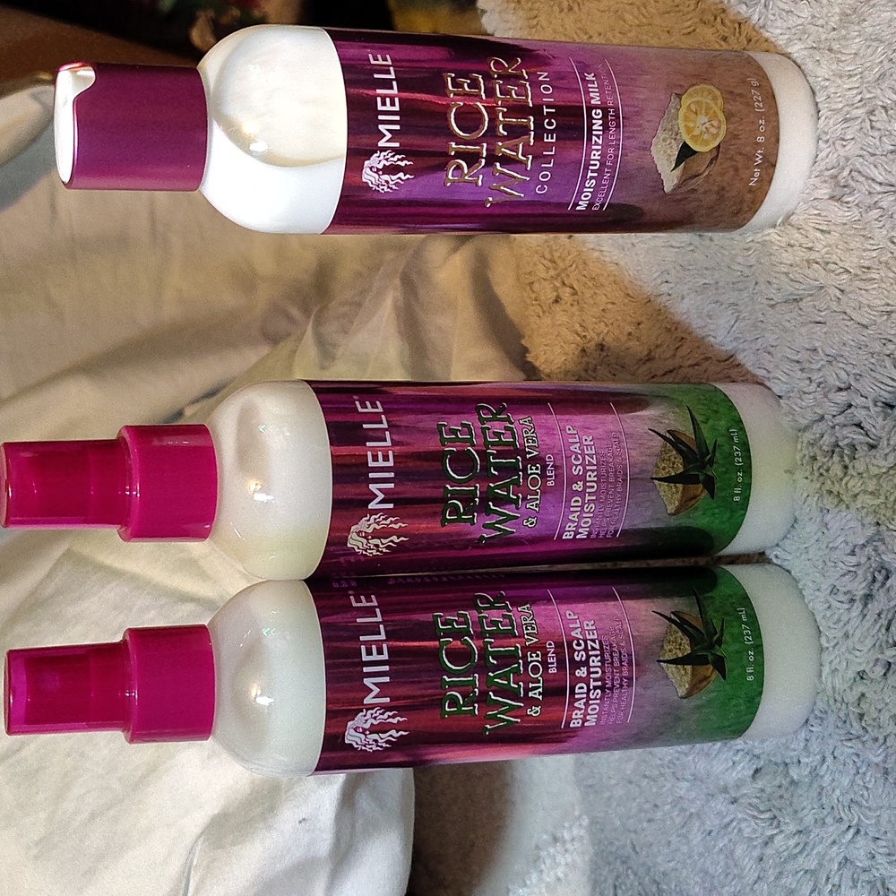 Mielle Rice Water & Aloe Vera Moisturizer Set